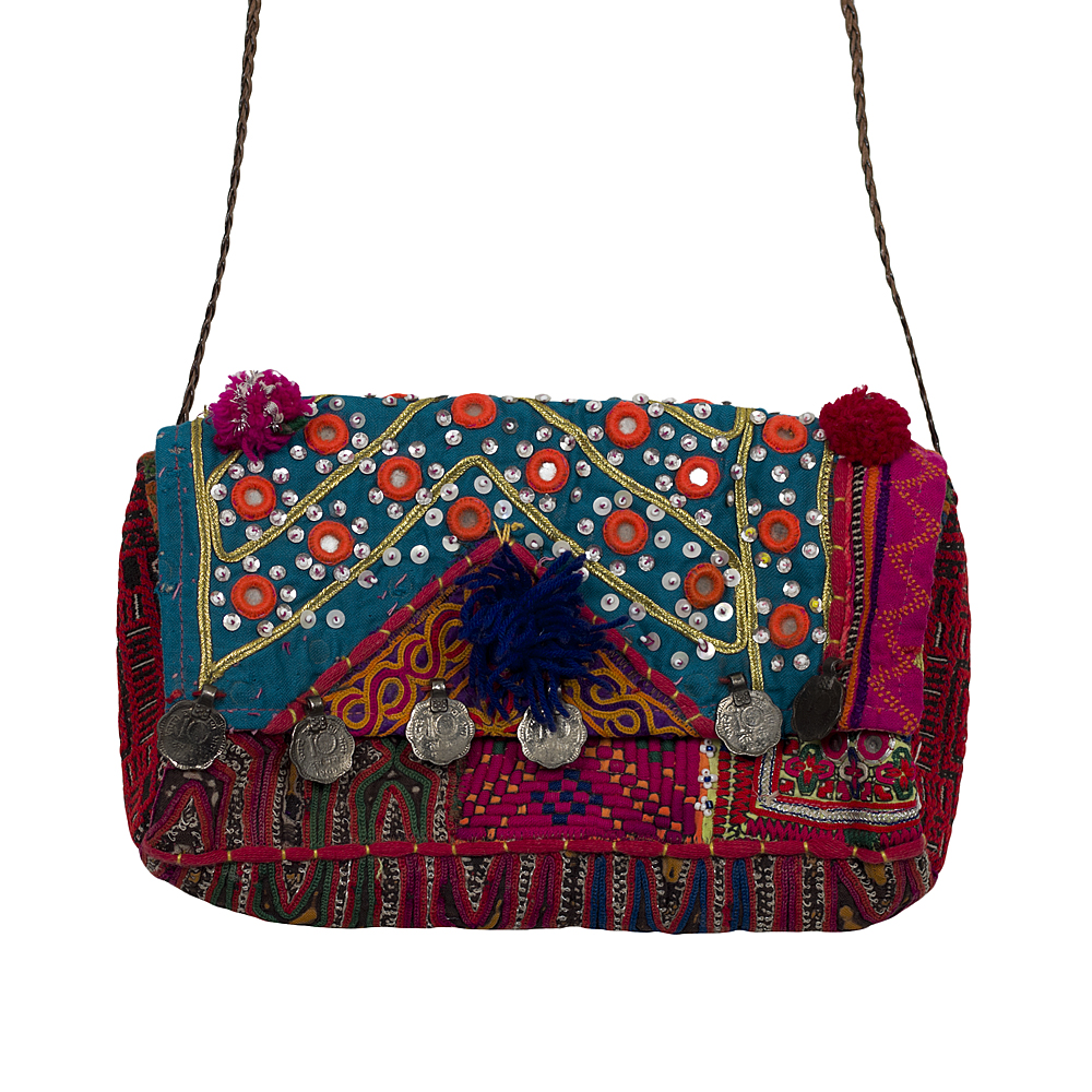 Oblong Embroidered bag - design 3 - Was £34 - Camilla Costello